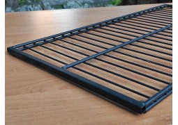 Полиця з проволоки, гардеробна 1000х300мм (чорна)